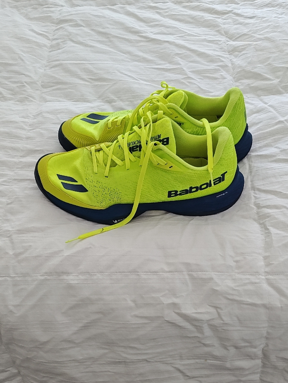 Babolat Men's Neon Yellow Athletic Tennis Shoes